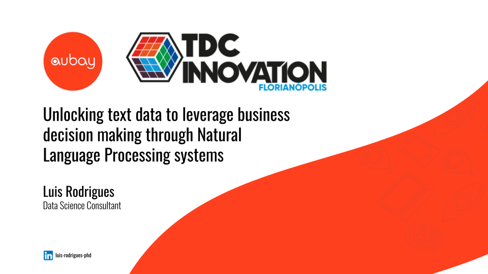 TDC Innovation 2023 NLP Overview Screenshot